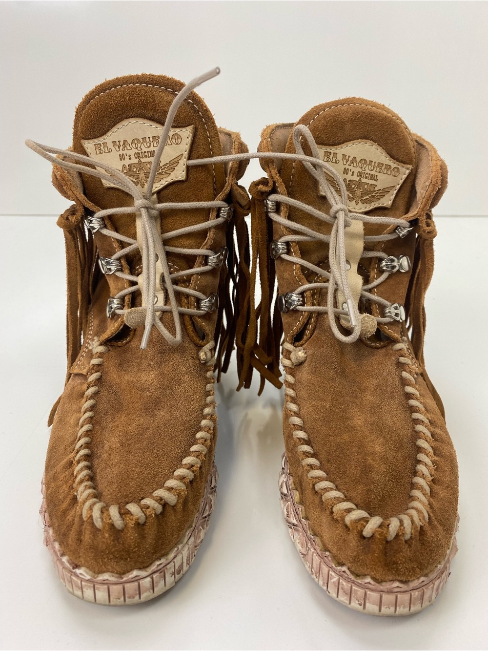 El Vaquero Women's Wedge Moccasin Booties